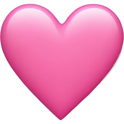 Pink heart emoji