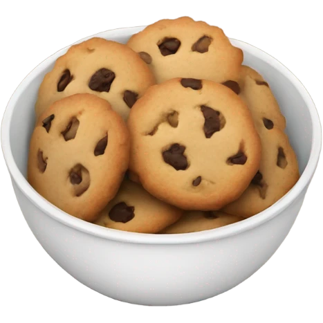 bowl of cookies emoji