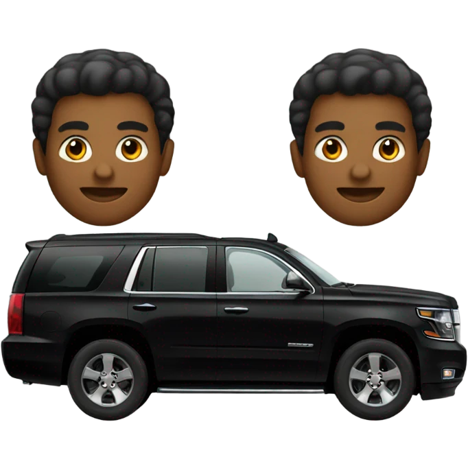 Black chevy tahoe emoji