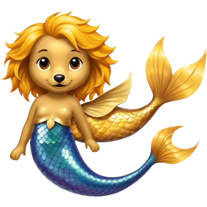 mermaid dog emoji