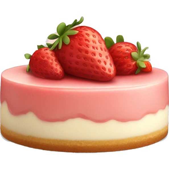 Strawberry Cheesecake  emoji