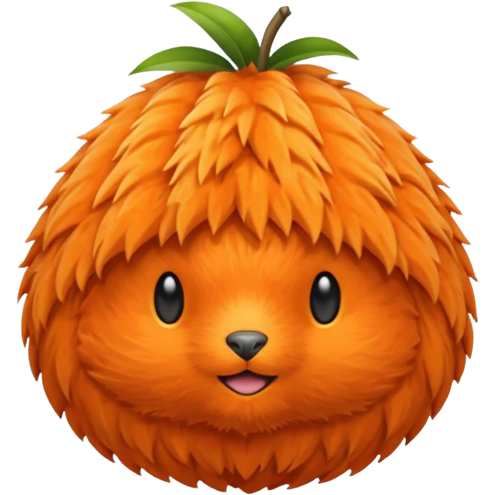 Kapibara fruit cap emoji