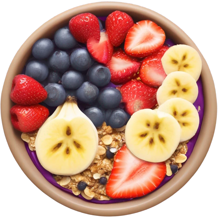 Acai bowl emoji