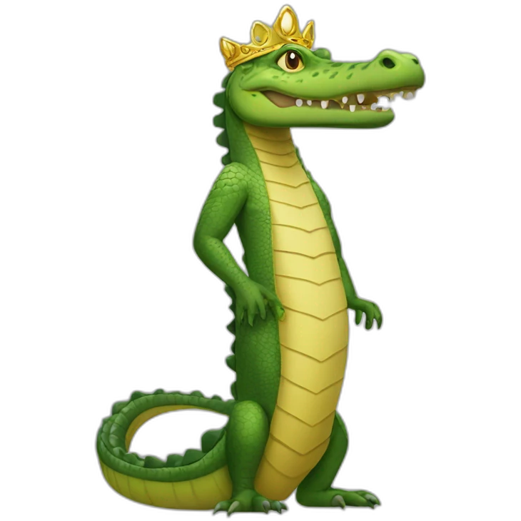 crocodile queen emoji