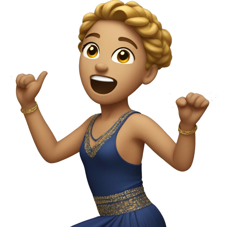 Macarena dancer emoji