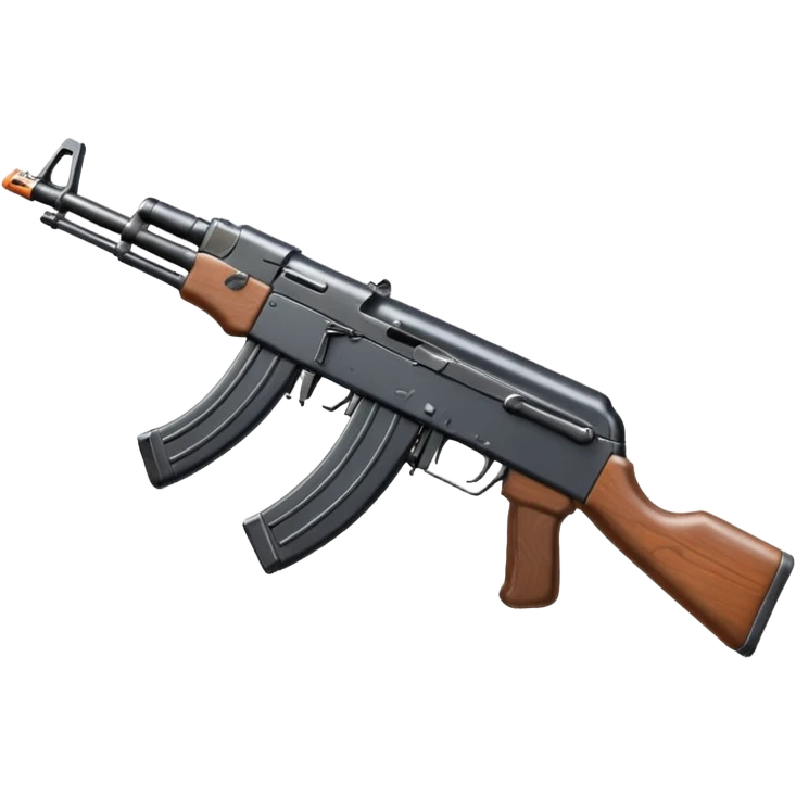 an ak47 with no stock emoji