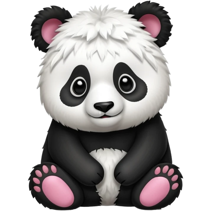 Panda wearing a puertorican paca emoji