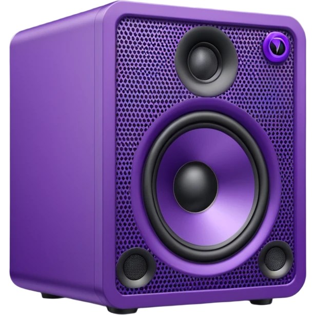 Purple Funktion-One Evo 7 loudspeaker emoji