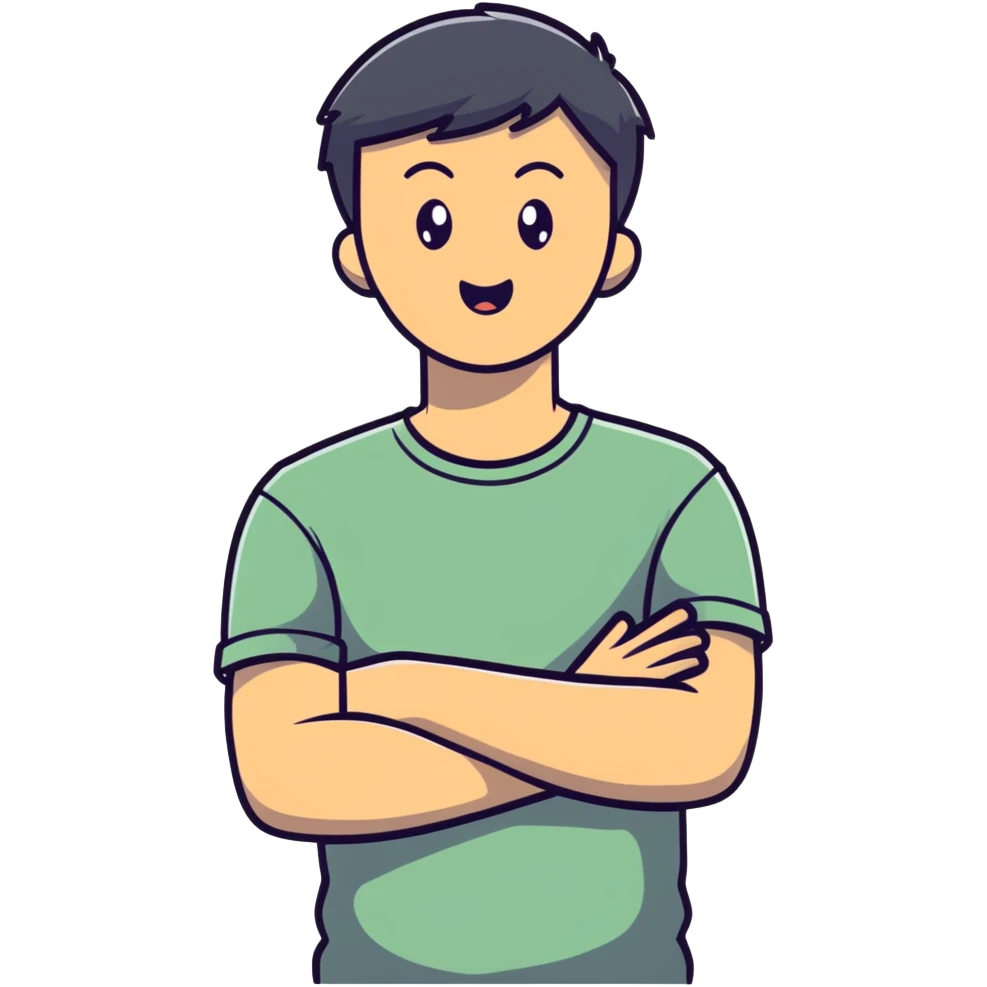 shocked guy with hands crossed on neck emoji