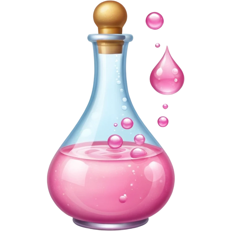 Pink potion emoji