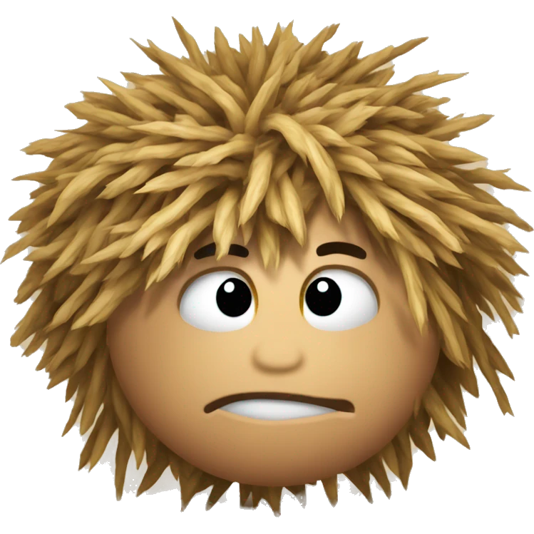 Rolling tumbleweed emoji