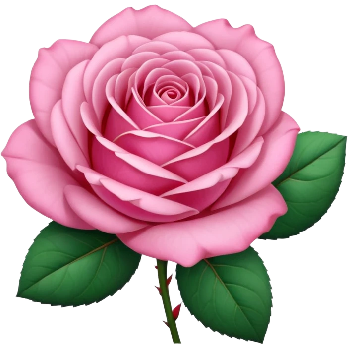 pink rose emoji