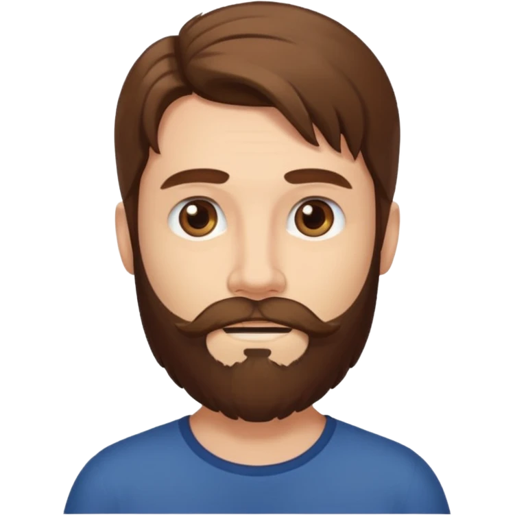 long hair bearded man emoji