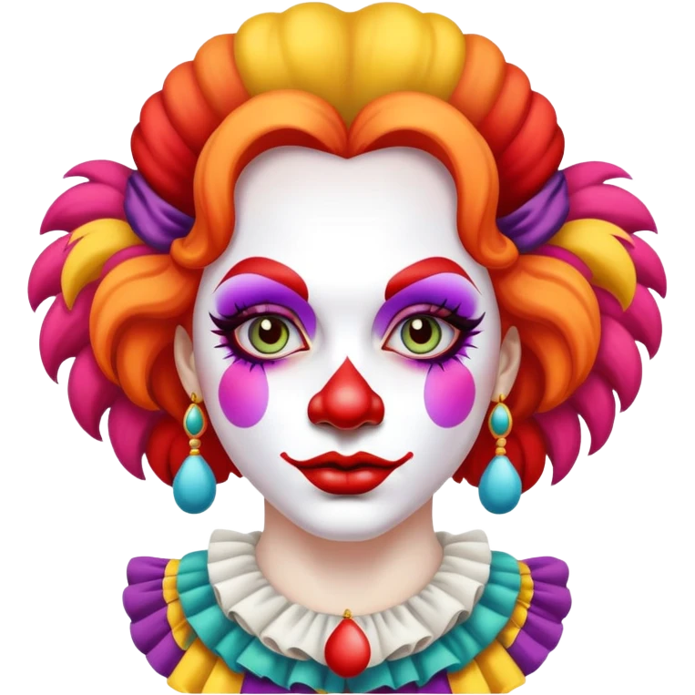 a gypsy clown emoji
