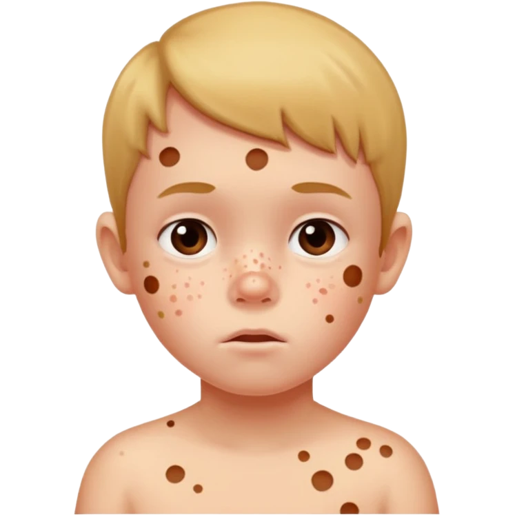 measles child emoji
