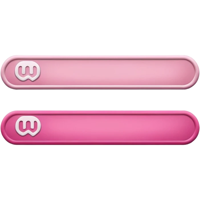 mix light pink dark pink and white girly internet seach bar with www. logo emoji