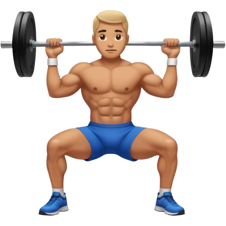 guy working out glutes emoji