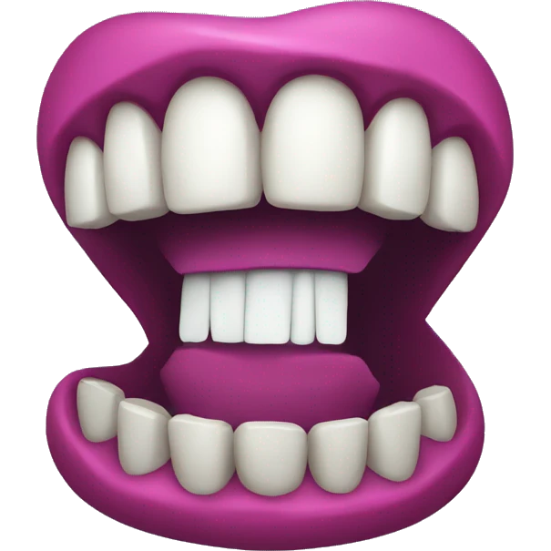 monster teeth emoji