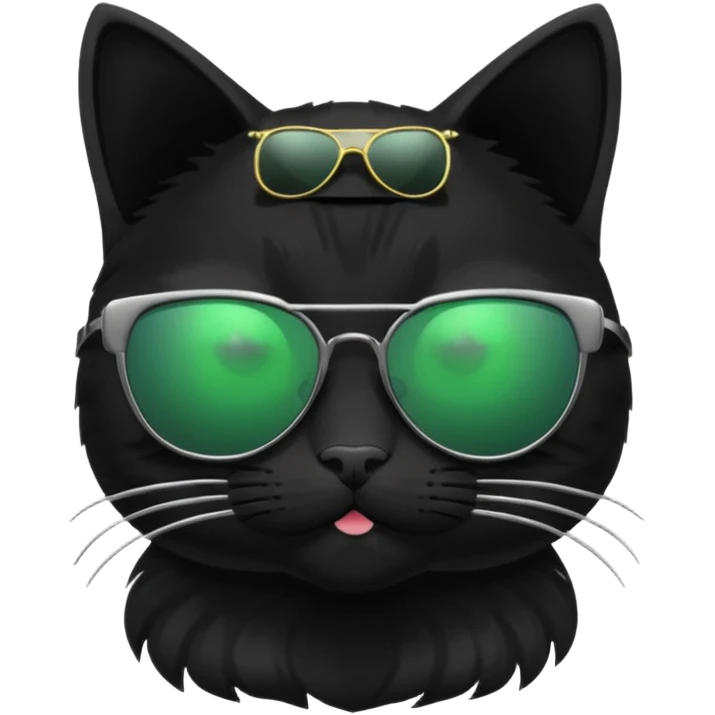 Cat wearing sunglasses emoji