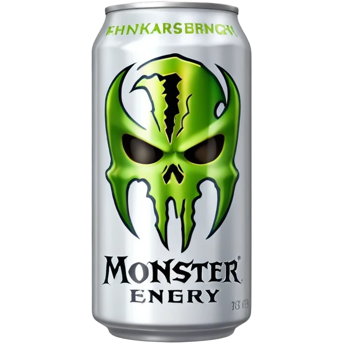 White monster energy emoji