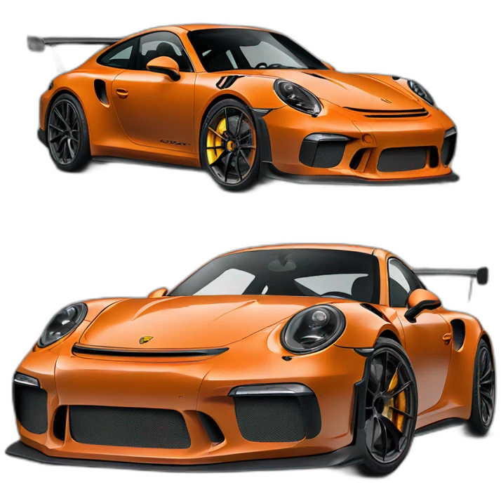 Porsche-gt3-orange emoji