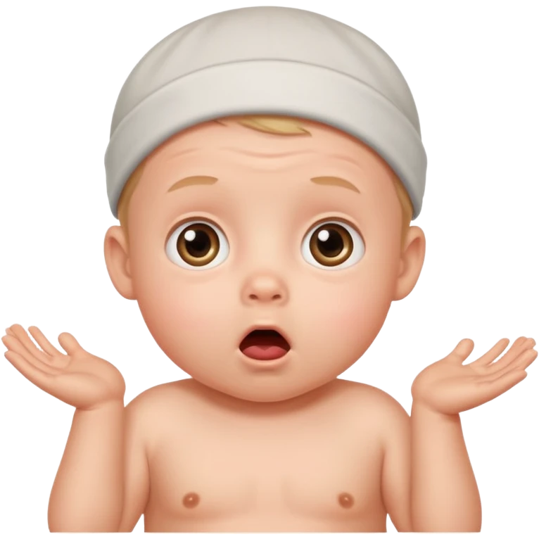 baby boy surprise face emoji