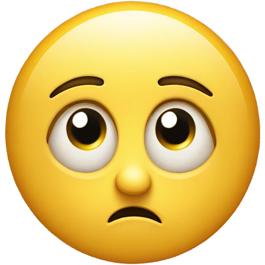 Yellow round crying emoji  emoji