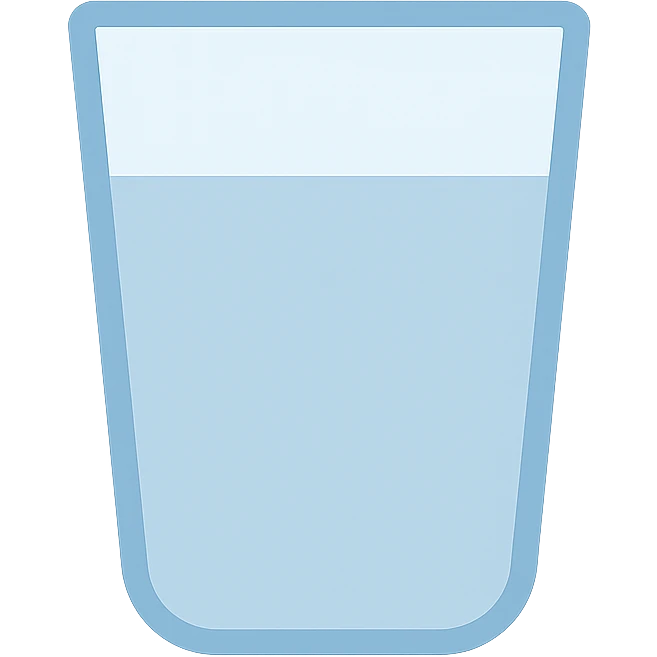  glass with nothing emoji