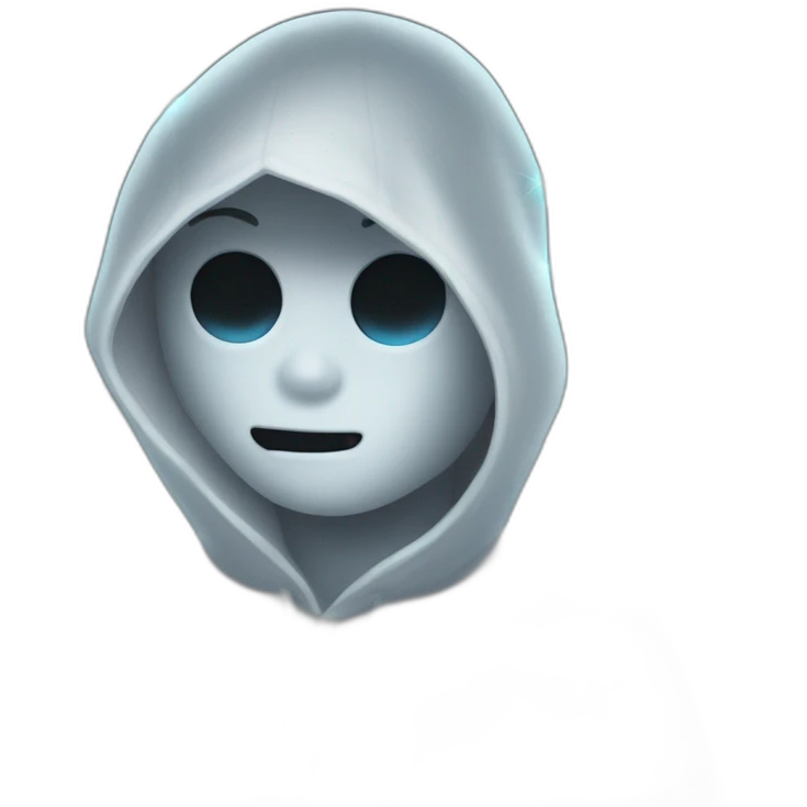sparkling ghost emoji