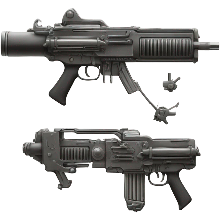 machine gun emoji