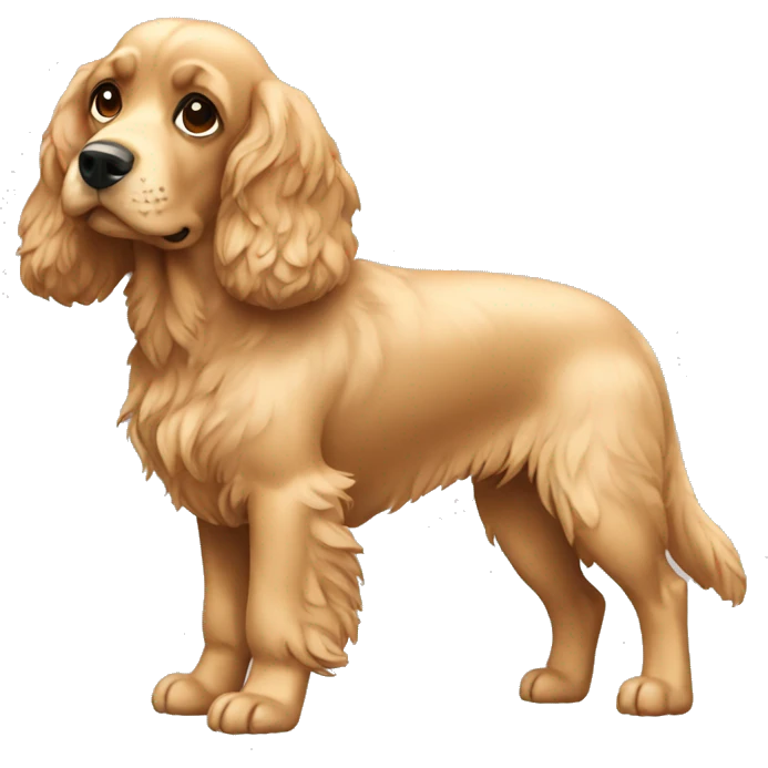 cocker whole body emoji