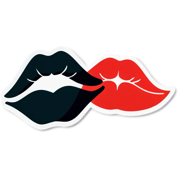 Lip imprints  emoji