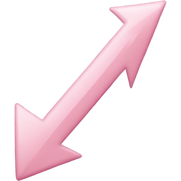 light pink arrow emoji