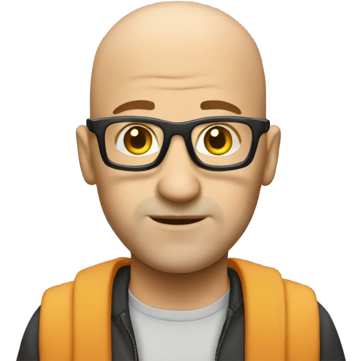 bald computer programmer emoji