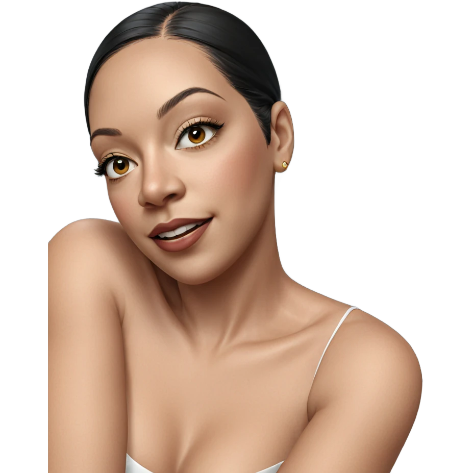 realistic portrait of woman emoji