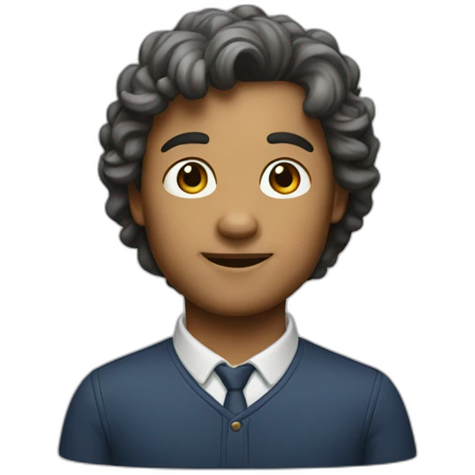 A classic Apple Memoji emoji