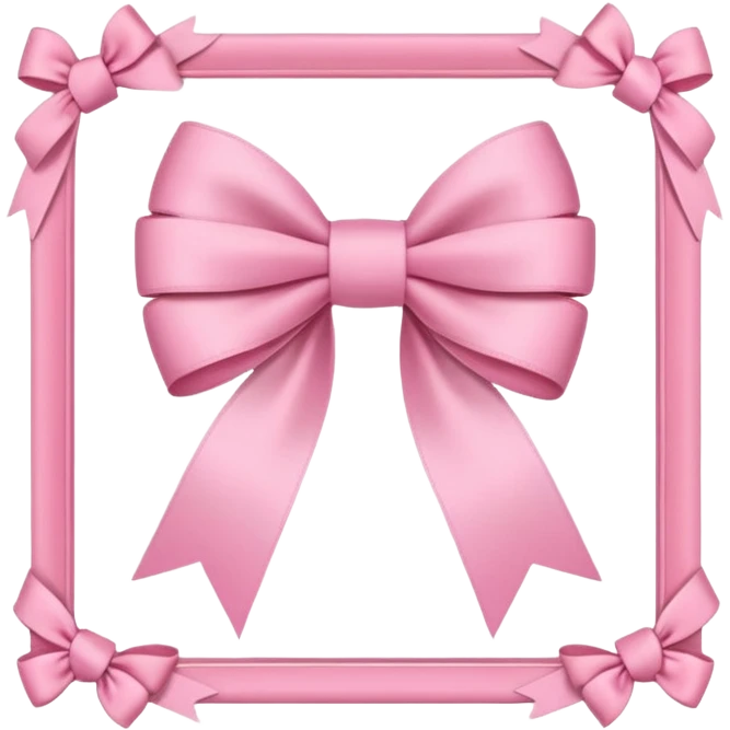 pink girly framed photo picture emoji