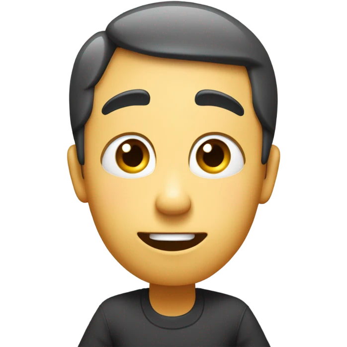 Nervous face with jazz hands emoji