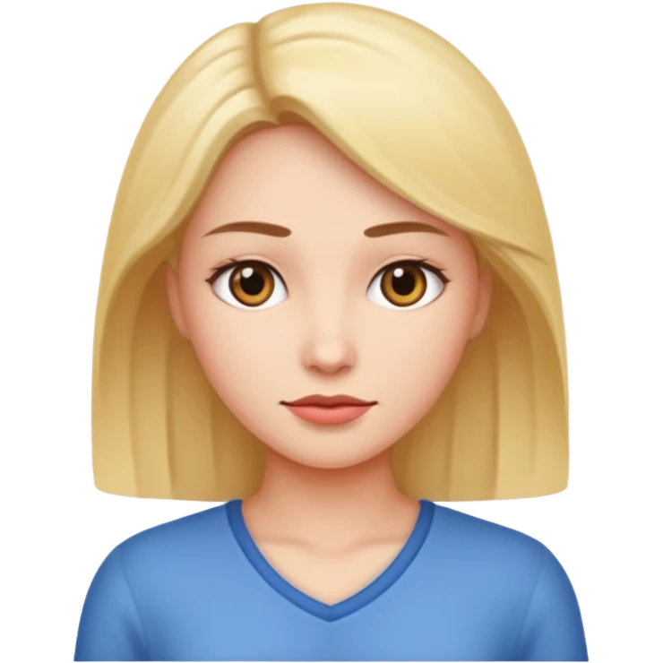 make her standing straight emoji