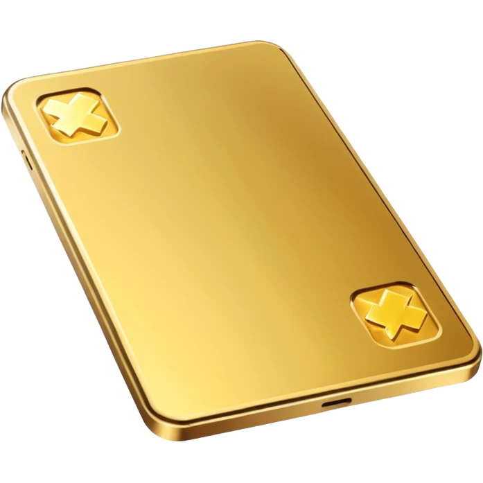 precious metal card emoji