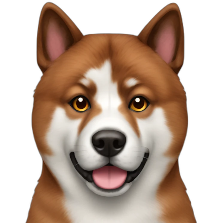 red brindle akita emoji