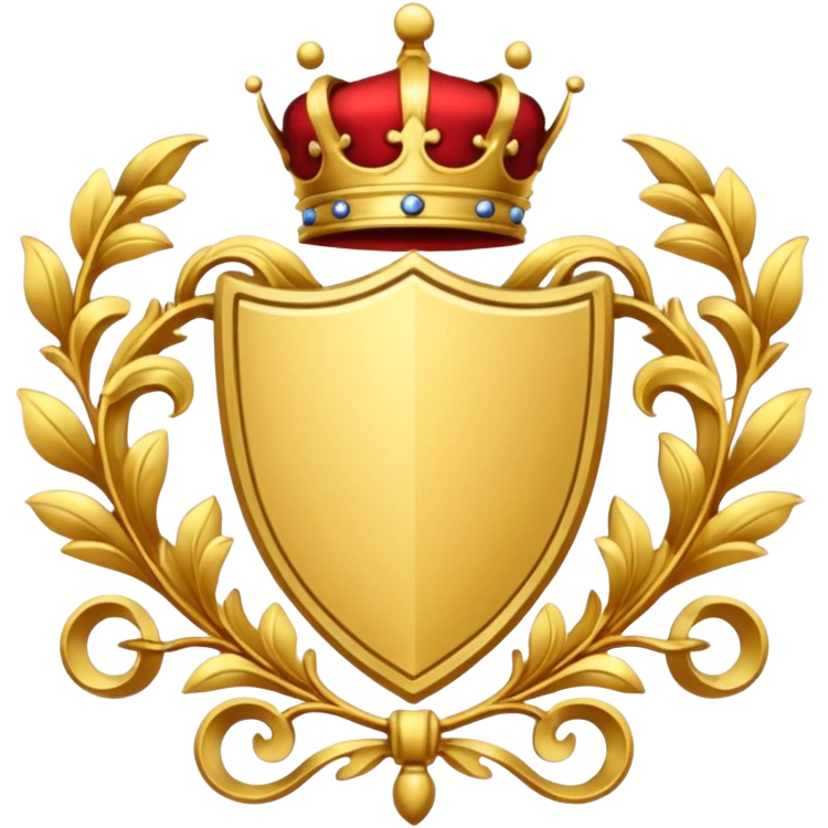 Gold royal Crest emoji