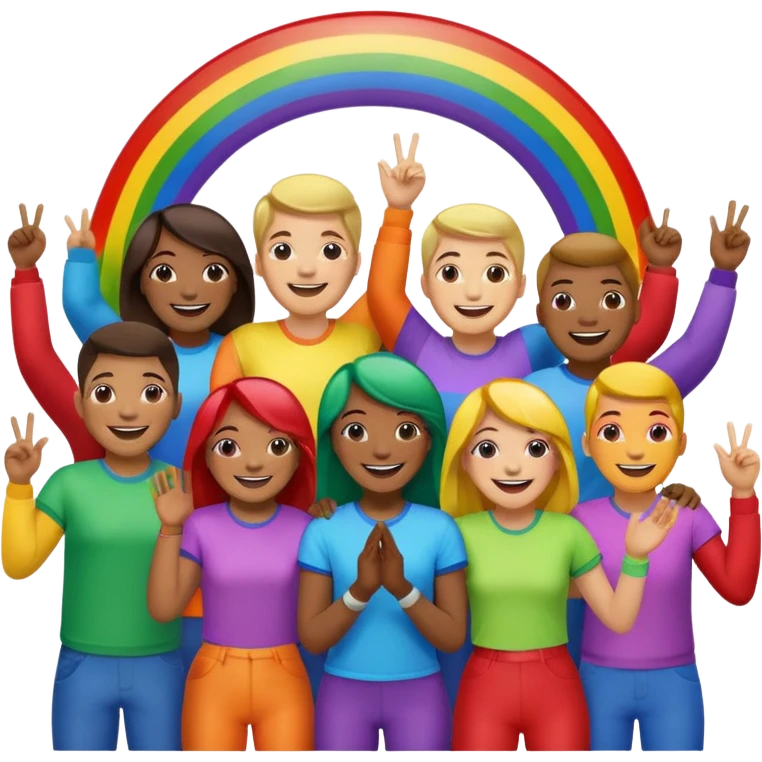 The world is immunity with every person that looks gay emoji