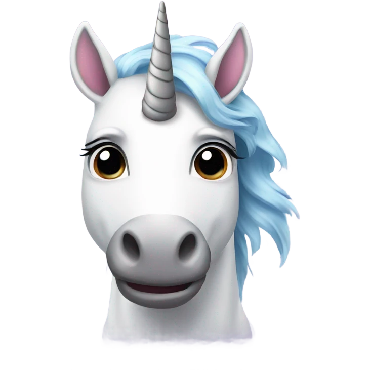 Talking unicorn emoji