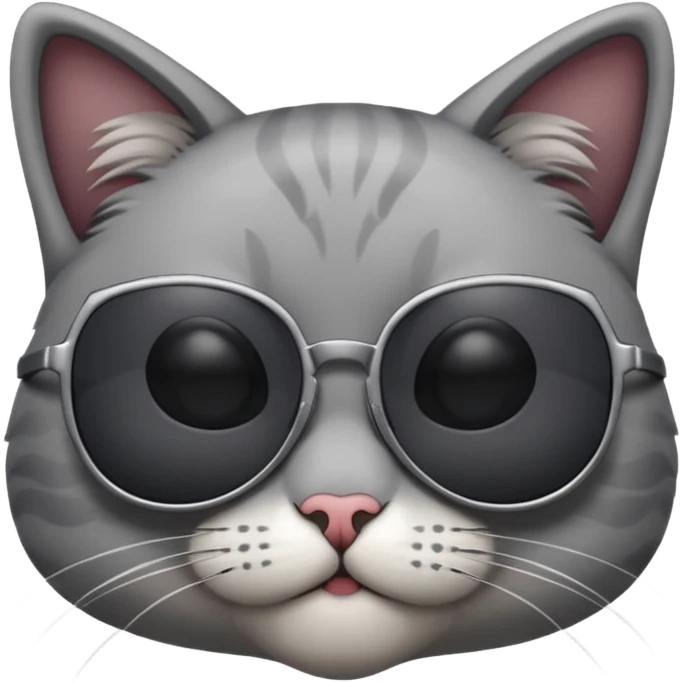 Cat wearing sunglasses emoji
