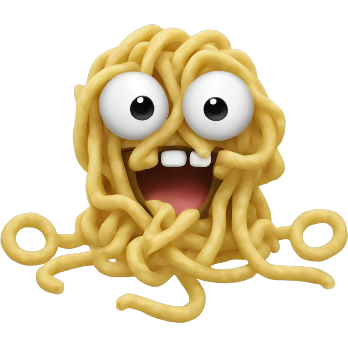 Noodle monster  emoji