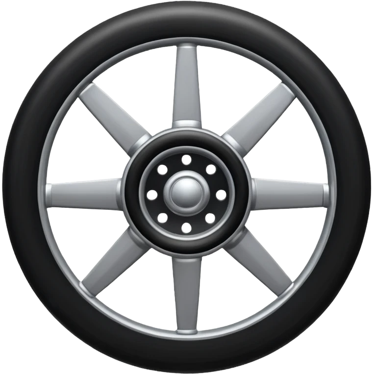 Wheel of plane emoji