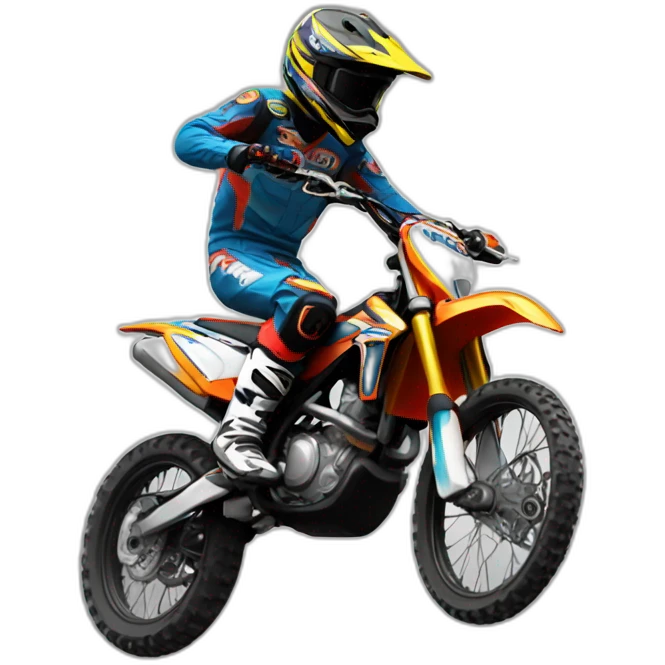 Motocross emoji