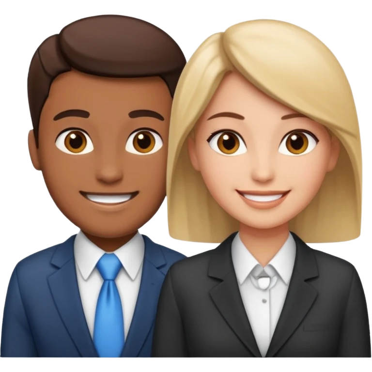 office workers face to face interview emoji