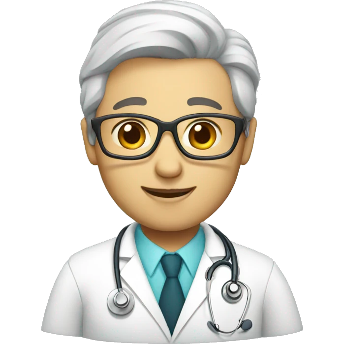 white doctor emoji